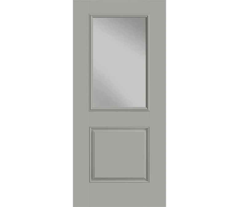 Clearwater Half Light 1 Panel Fiberglass Entry Door