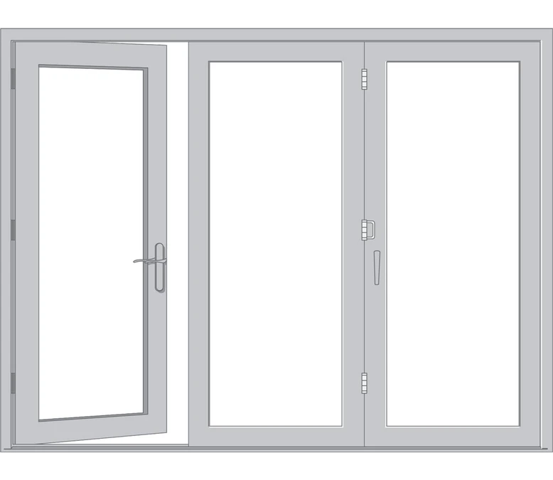 Clearwater Pella Architect Reserve Series Contemporary Bifold Patio Door