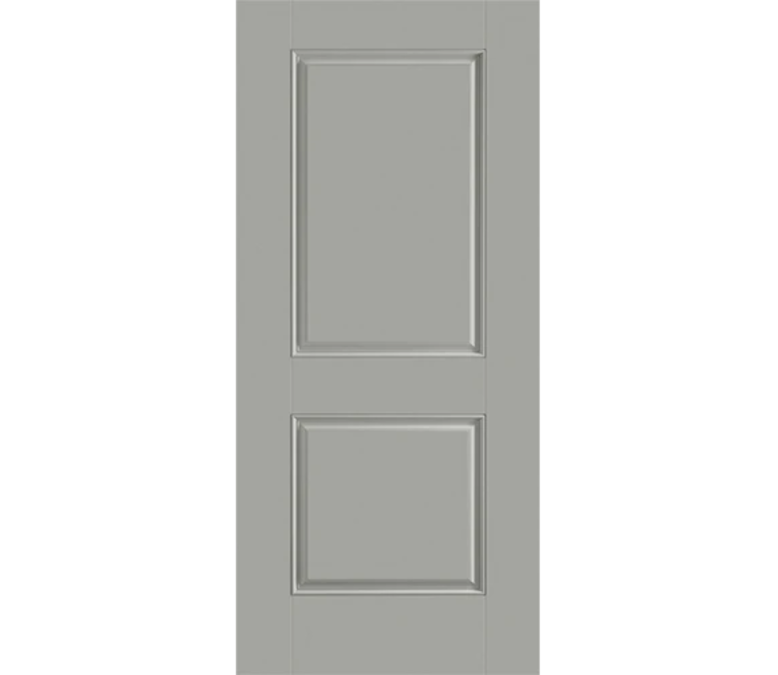 Clearwater Two Panel Square Fiberglass Entry Door